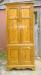 TV Cupboard. Two part, French polished in old elm